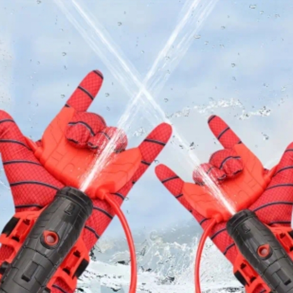 ☆1 Pair Of Spider-Man Gloves - Water Launcher☆